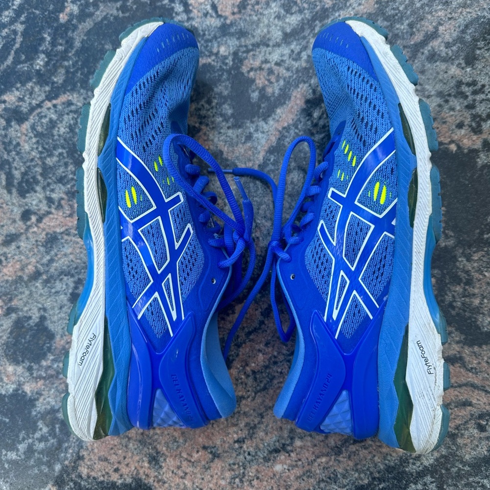 Asics Gel Kayano 24 Blue and White Women's Sneakers